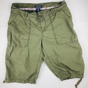 Polo Jeans Company Cargo Capri Short Pants size 6